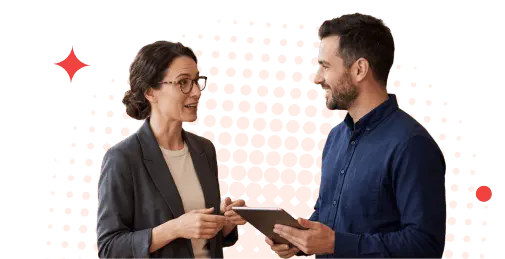 Simpliaxis advisor discussing career and training options with a professional