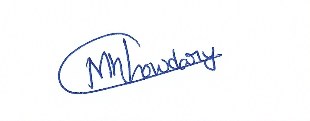 Managing director signature