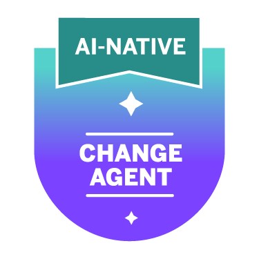 SAFe AI Native Change Agents Accreditation Logo 2
