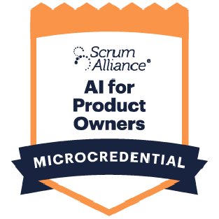 AI for Product Owners Micro-credential Accreditation Logo 2