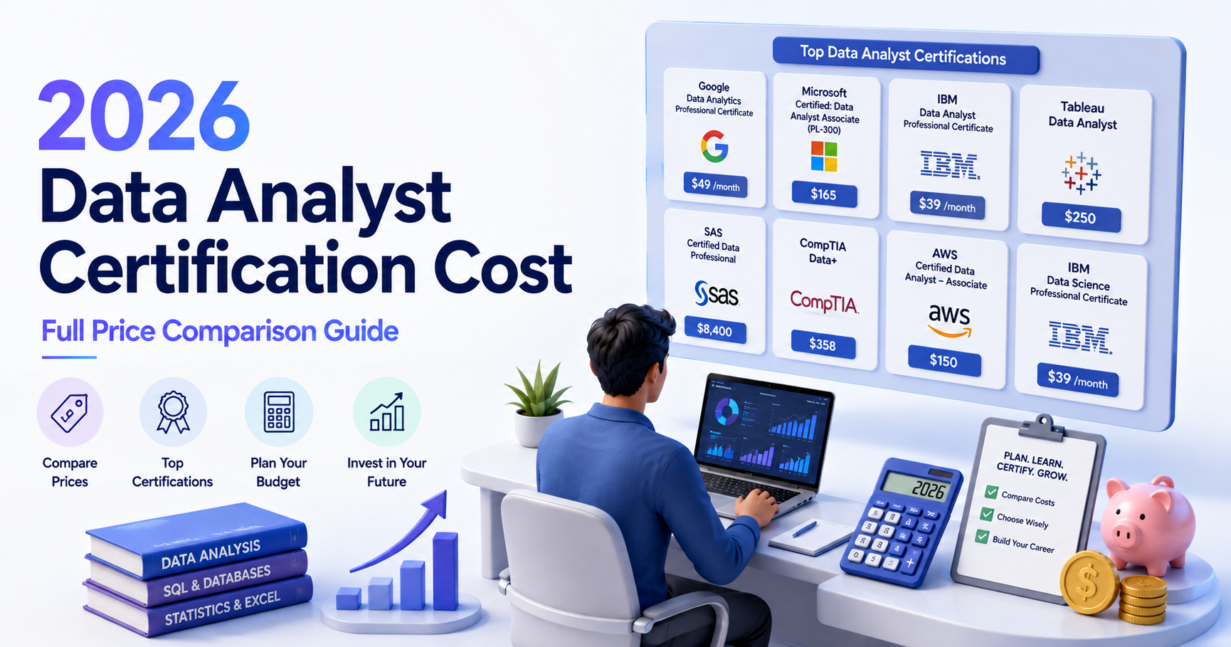 Data Analyst Certification Cost 2026: Full Price Comparison Guide