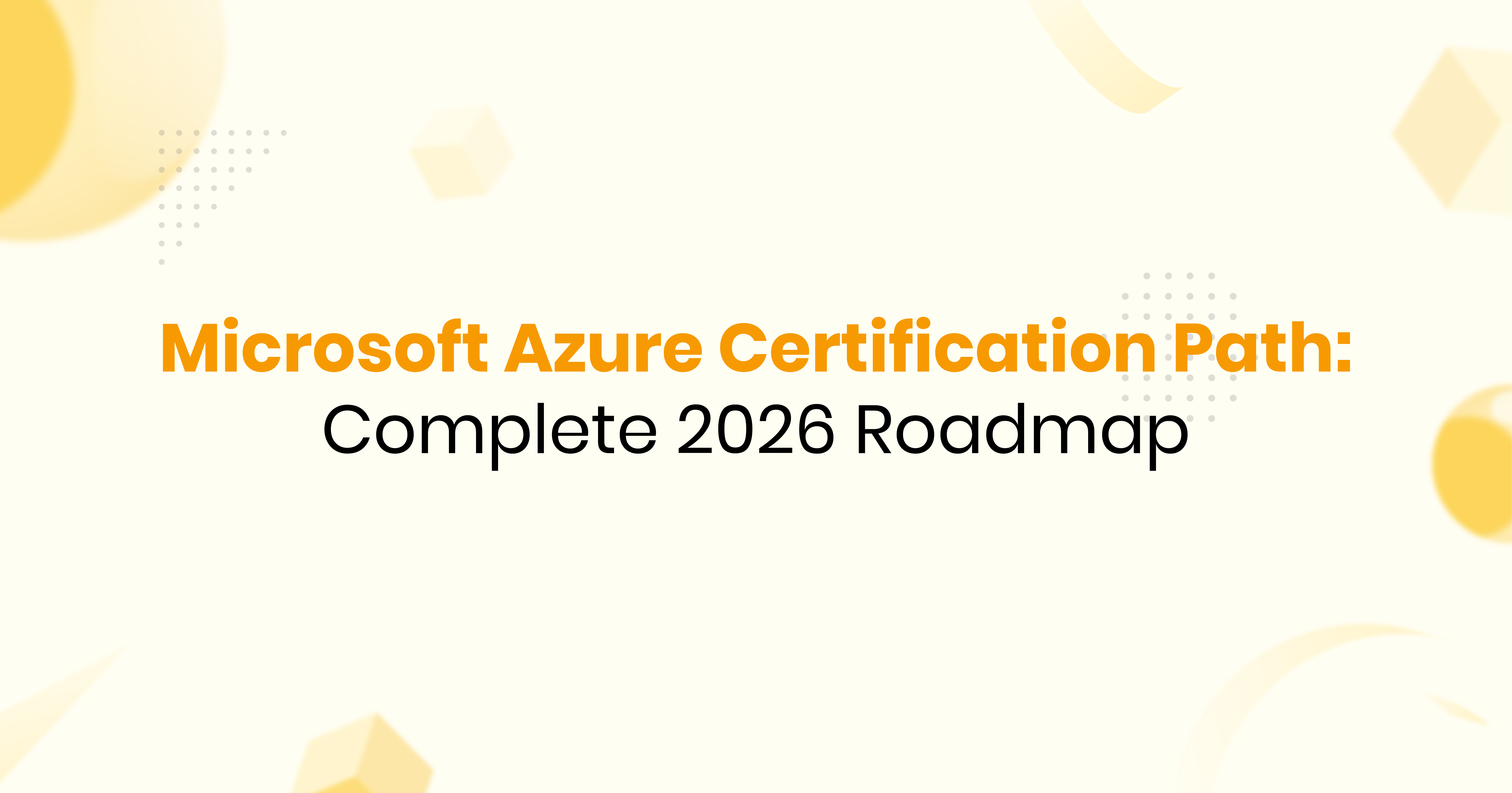 Microsoft Azure Certification Path