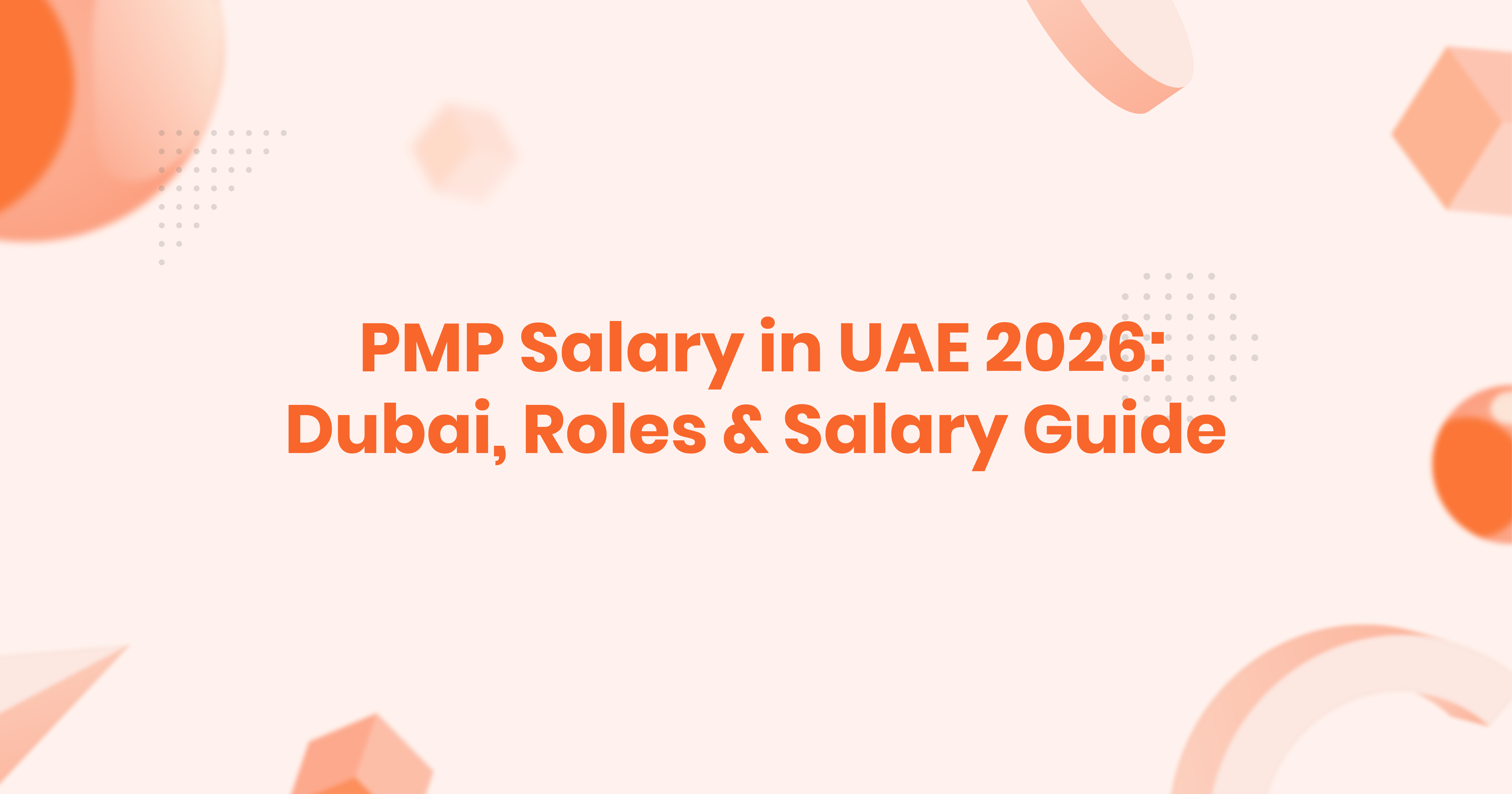 PMP Salary in UAE