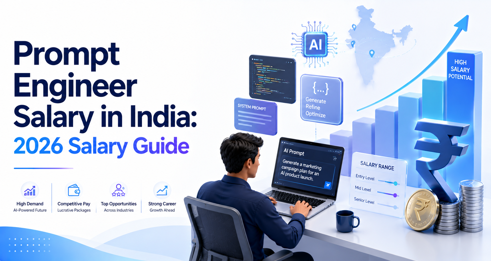 Prompt Engineer Salary in India