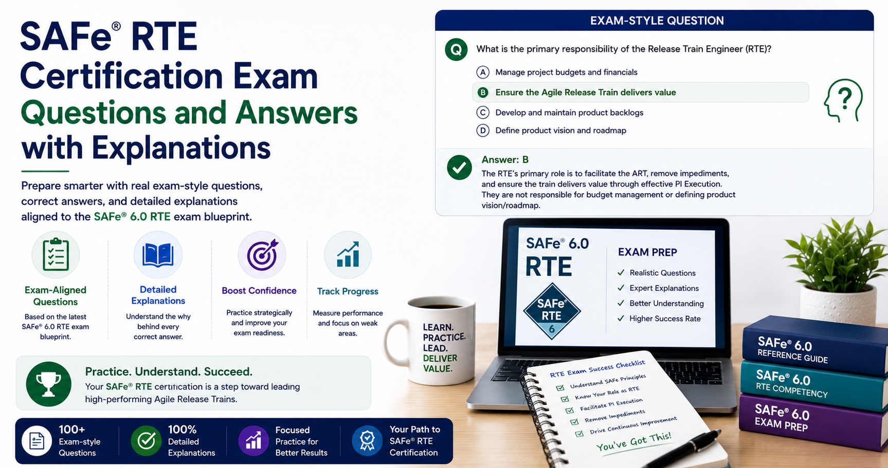 SAFe RTE Certification Exam Questions and Answers with Explanations