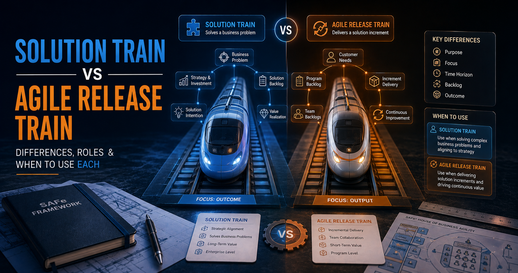 Solution Train vs Agile Release Train: Differences, Roles & When to Use Each