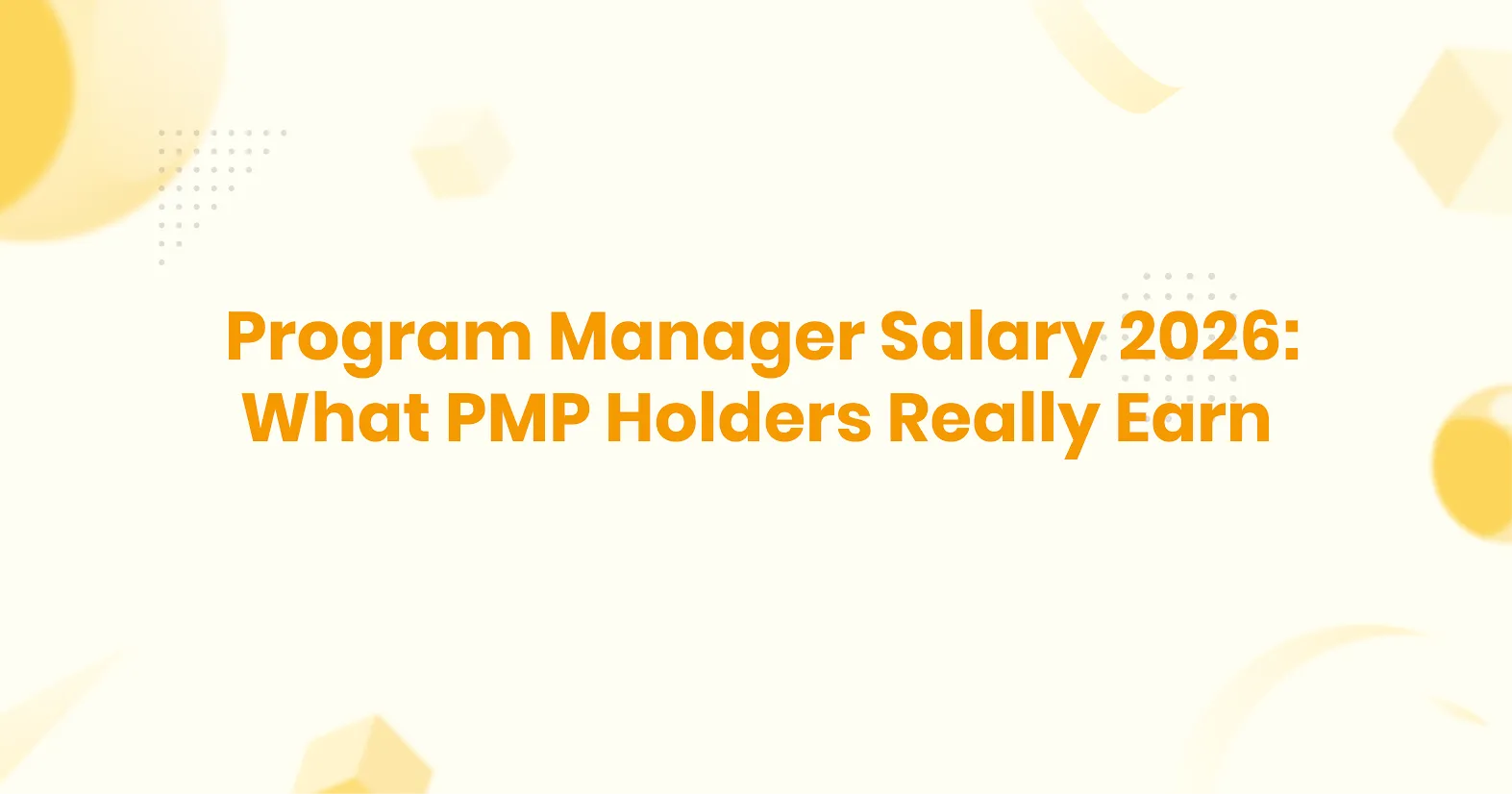 Program Manager Salary