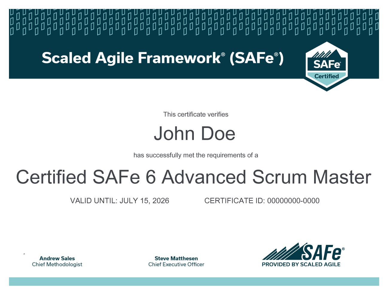 Certification Image
