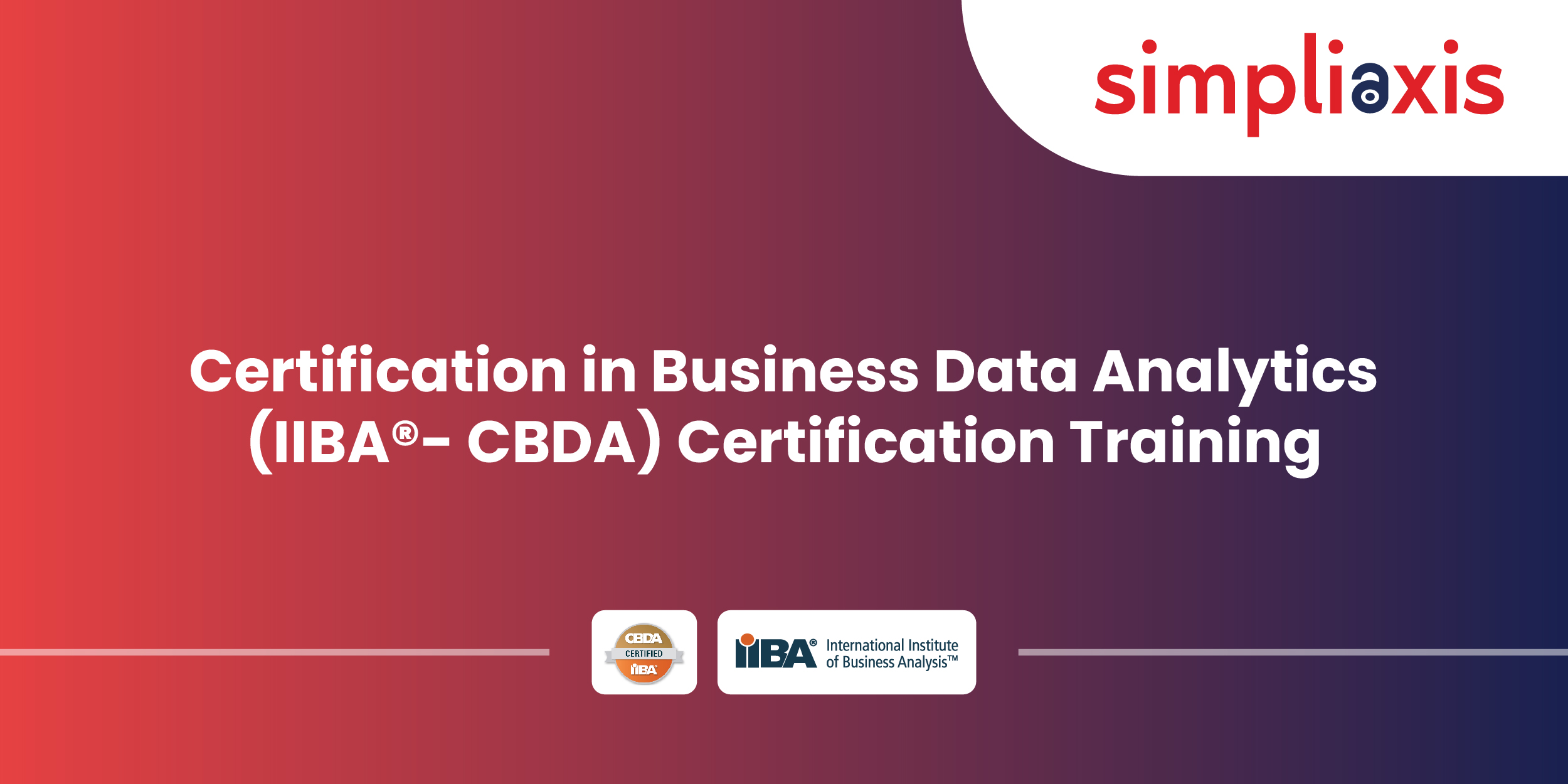 IIBA-CBDA Training | Certification in Business Data Analytics