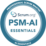 PSPO-AI Professional Scrum Product Owner–AI Essentials (PSPO-AI) Official Credential Mark