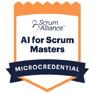 AI for Scrum Masters Micro-credential Official Credential Mark