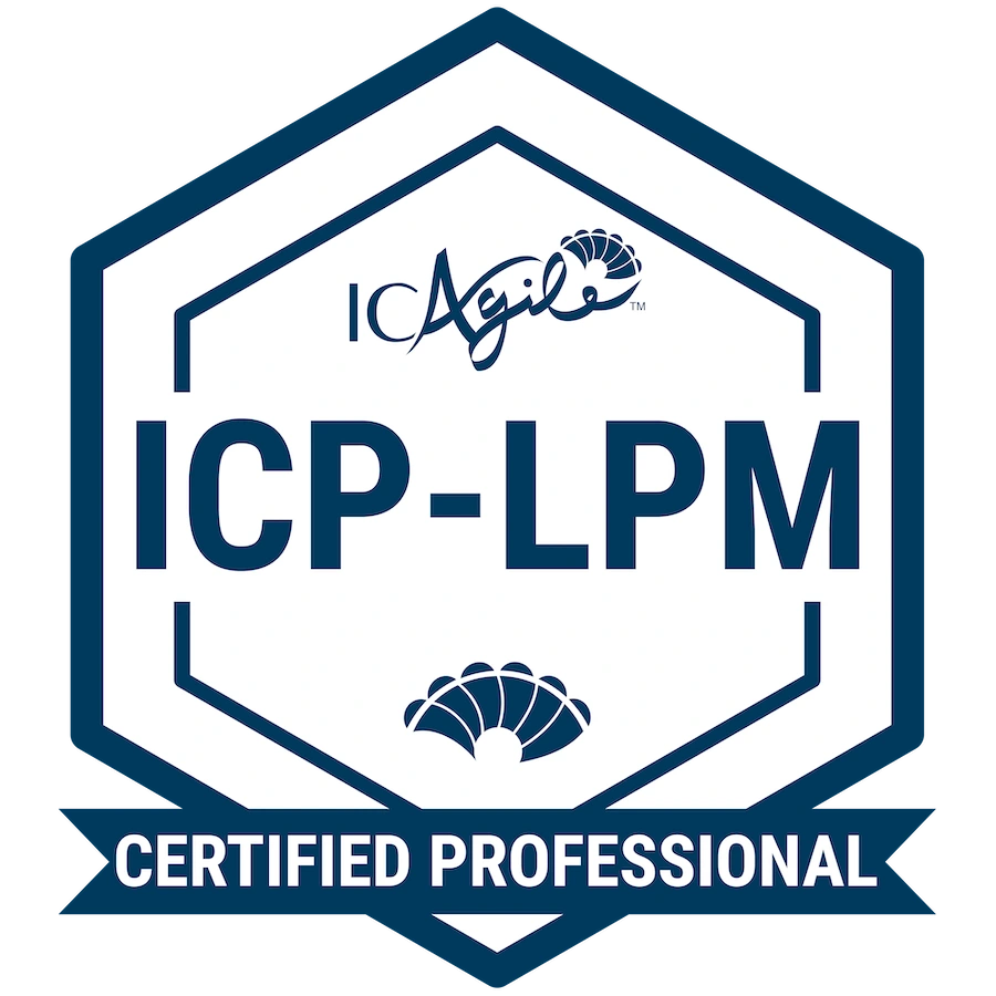 ICP-LPM ICAgile Lean Portfolio Management (ICP-LPM) Official Credential Mark