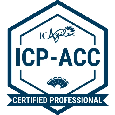 ICP-ACC ICAgile Certified Professional in Agile Coaching (ICP-ACC®) Official Credential Mark