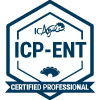 ICP-ENT ICAgile Enterprise Agile Coaching (ICP-ENT) Official Credential Mark