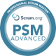 Professional Scrum Master™ (PSM-A) Official Credential Mark