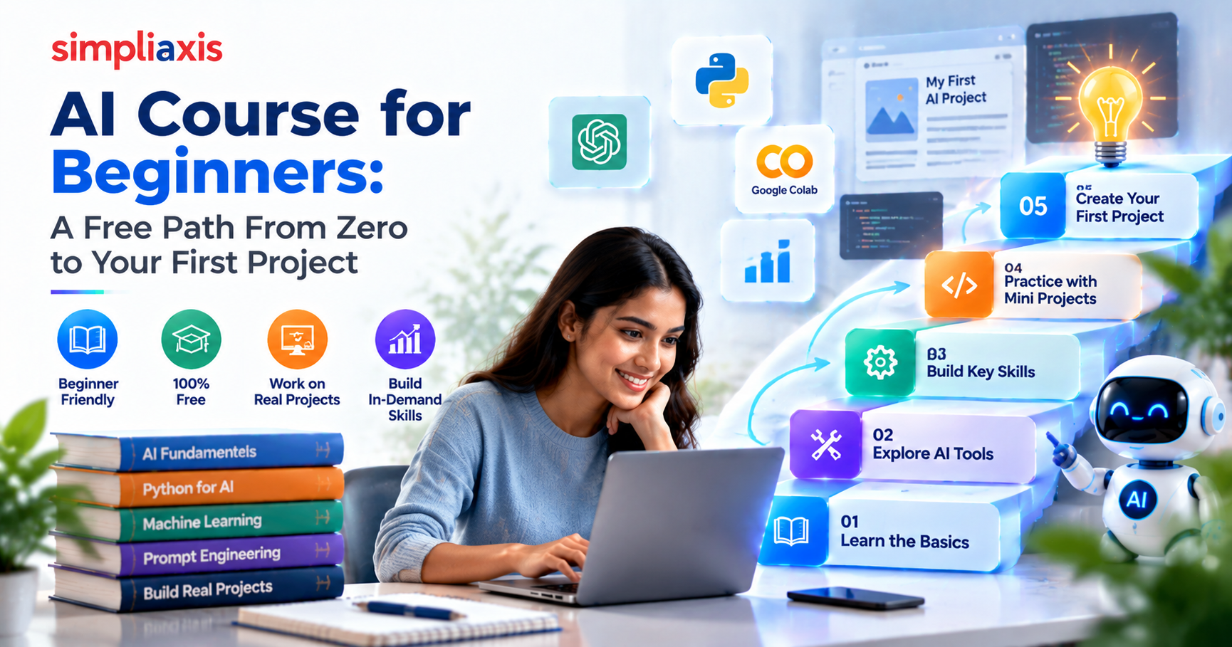 AI Course for Beginners: A Free Path From Zero to Your First Project