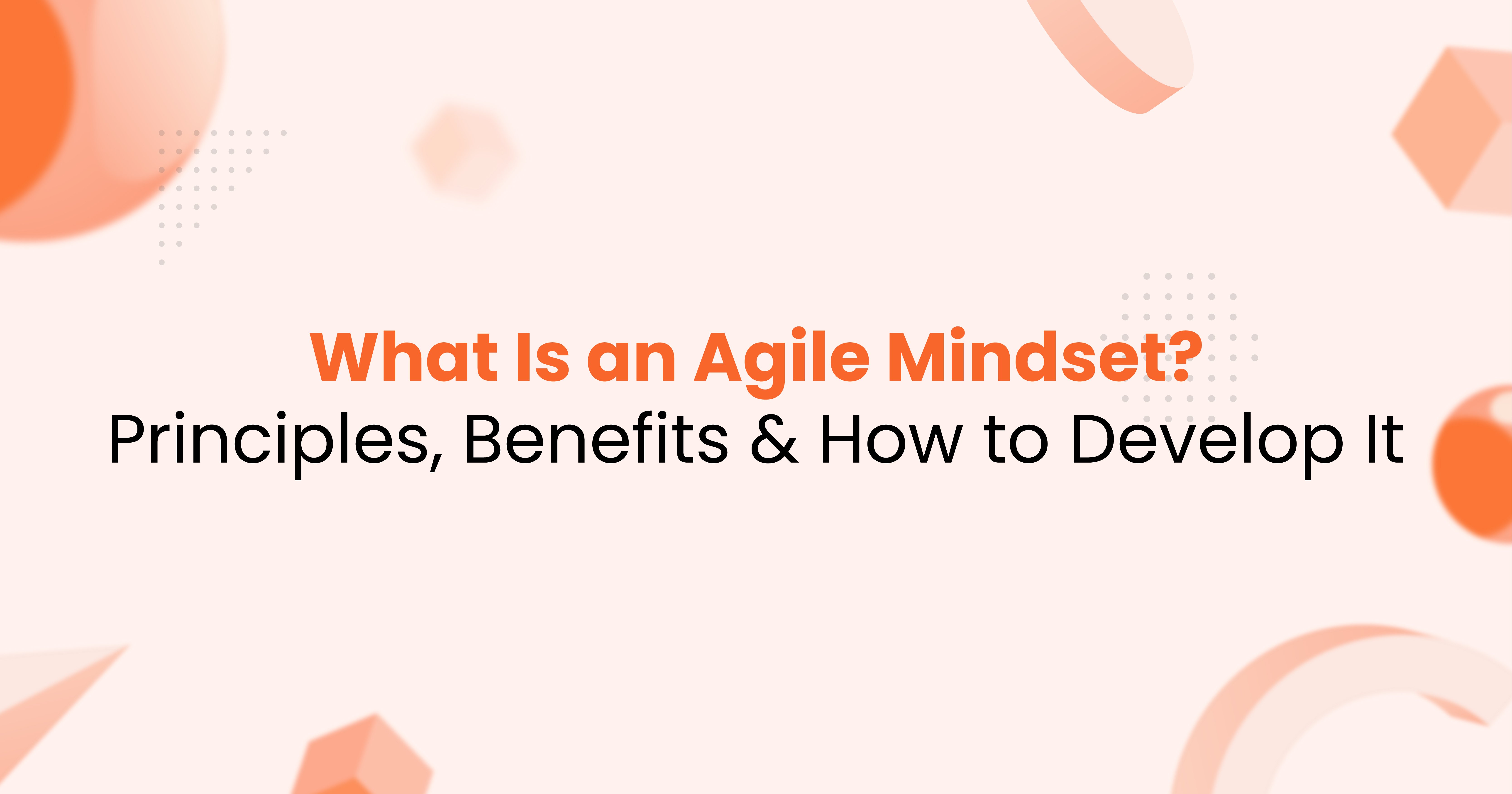 What is an Agile Mindset