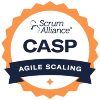 Certified Agile Service Provider certification badge