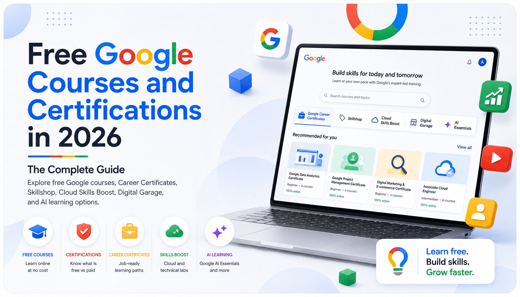Free Google Courses and Certifications in 2026: The Complete Guide