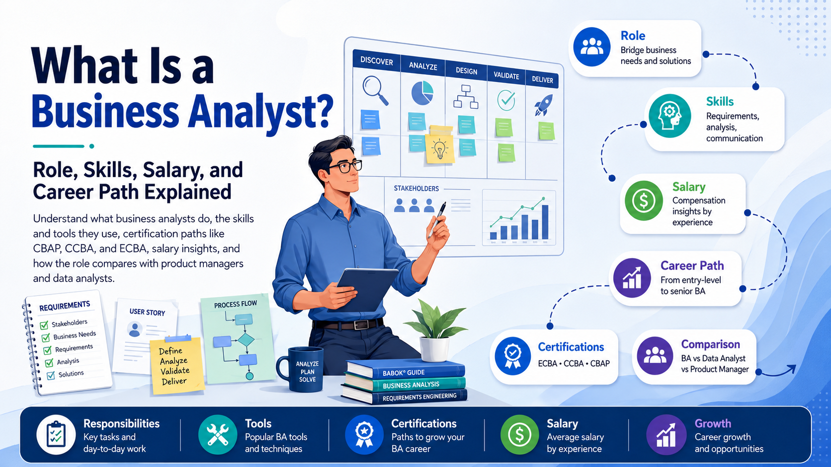 What Is a Business Analyst? Role, Skills, Salary, and Career Path Explained