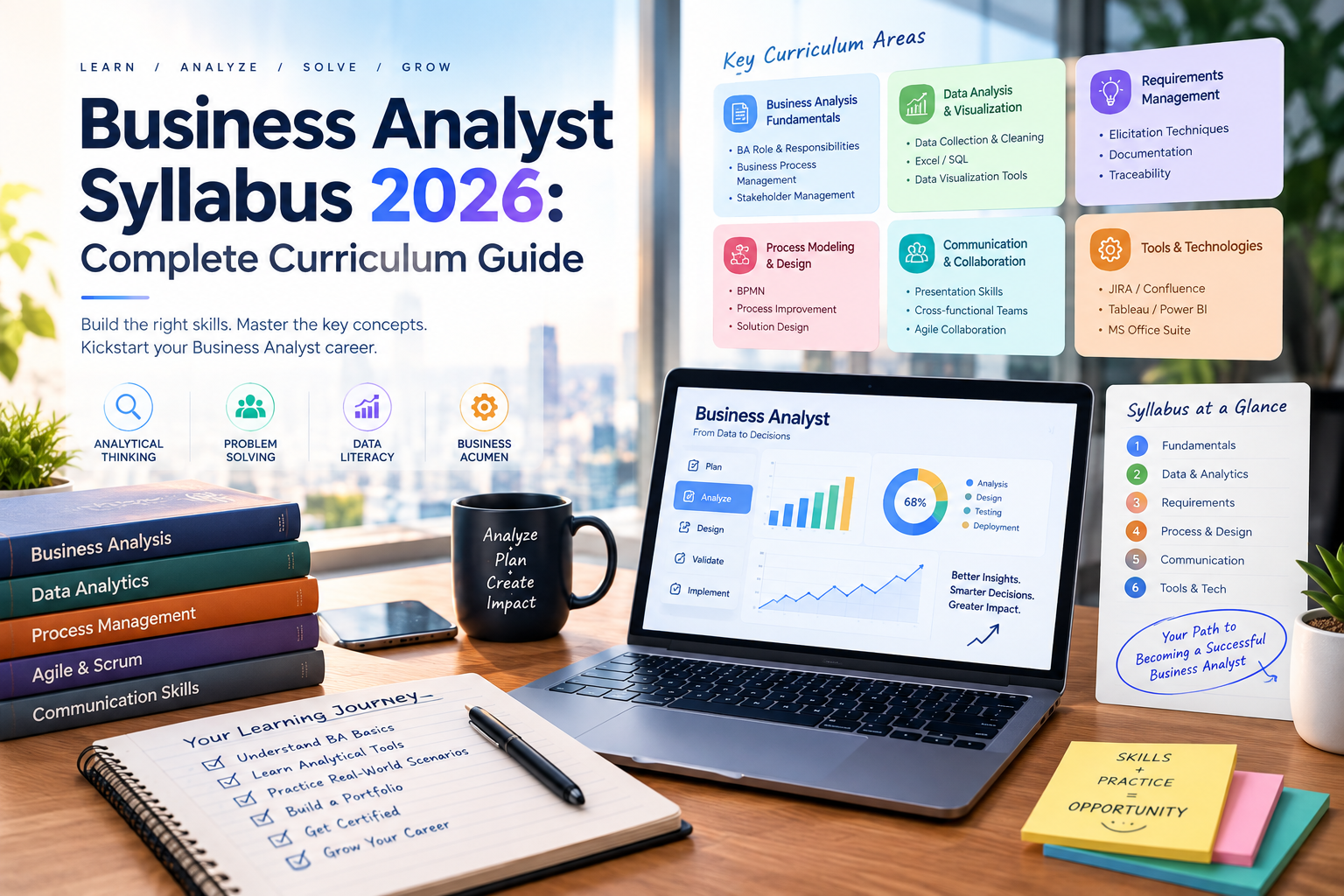 Business Analyst Syllabus: A Complete Guide to What a Modern BA Curriculum Covers