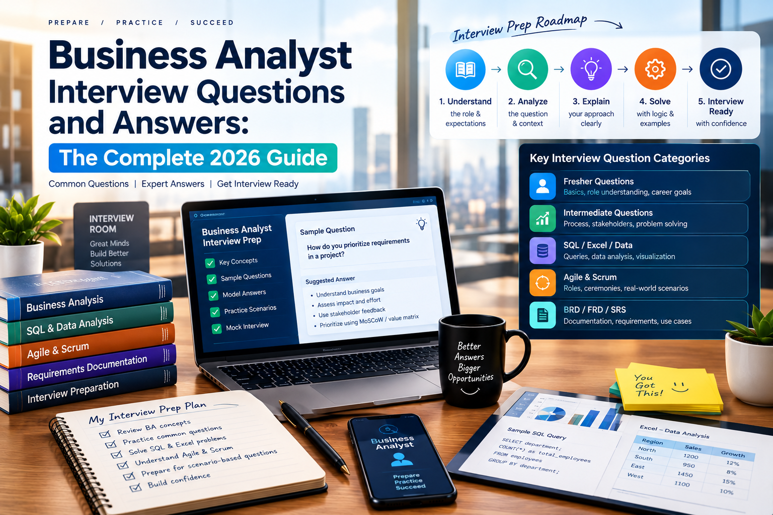 Business Analyst Interview Questions and Answers: The Complete 2026 Guide
