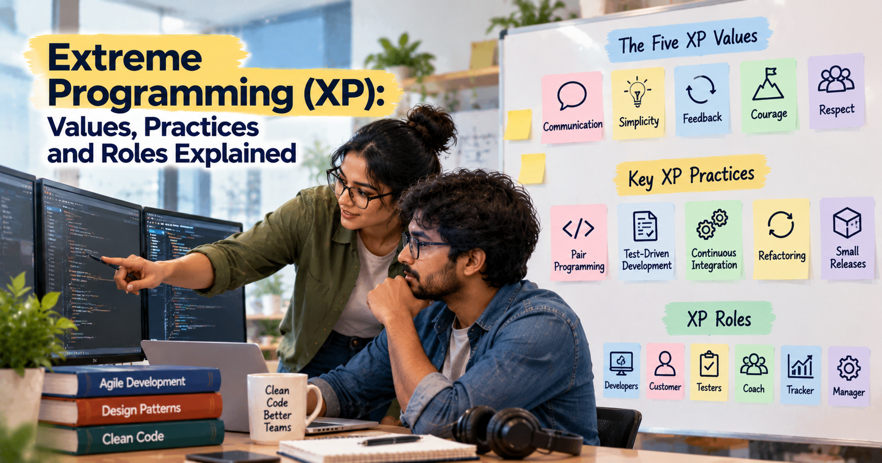 Extreme Programming (XP): Values, Practices and Roles Explained