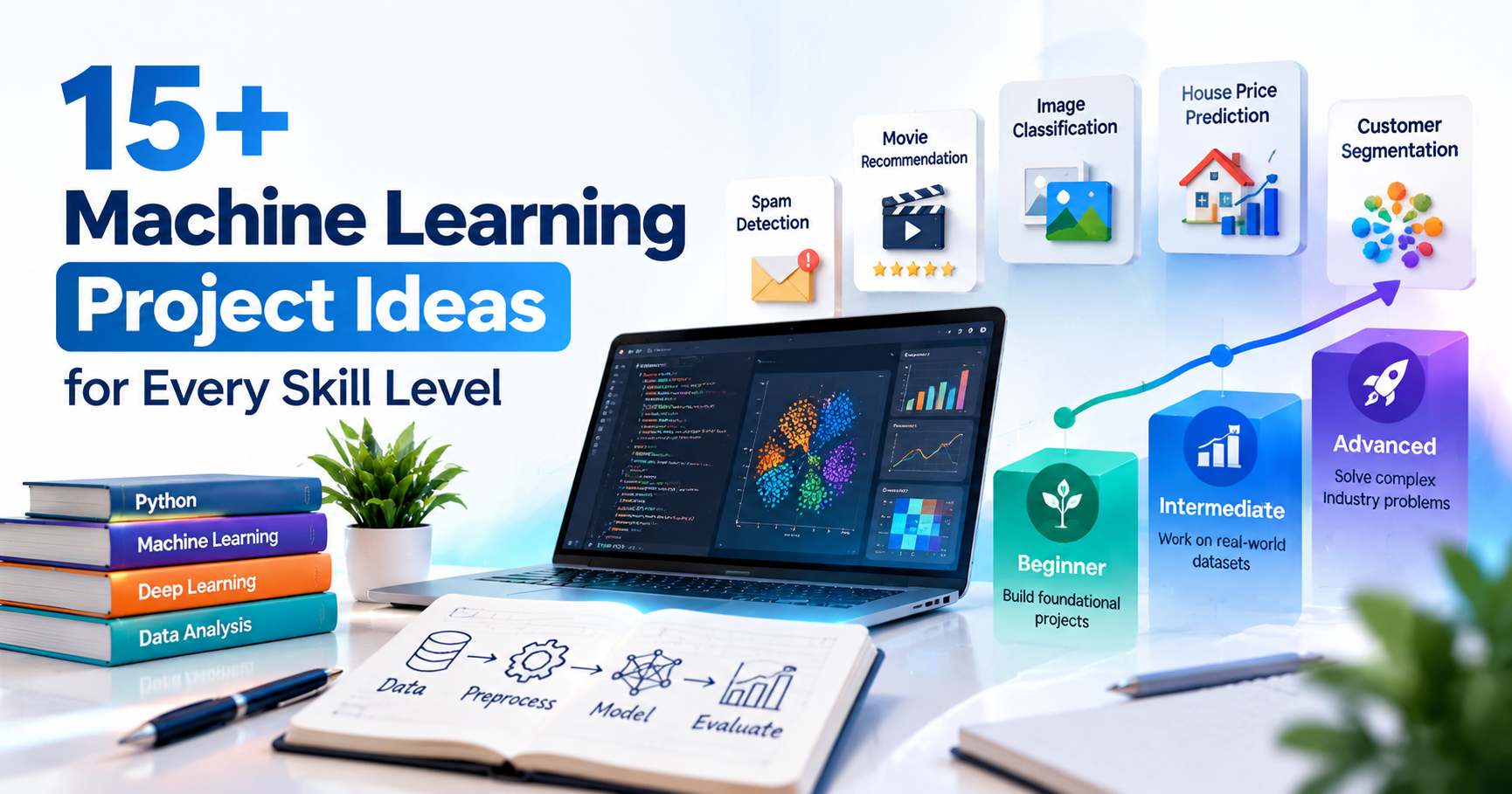 15+ Machine Learning Project Ideas for Every Skill Level