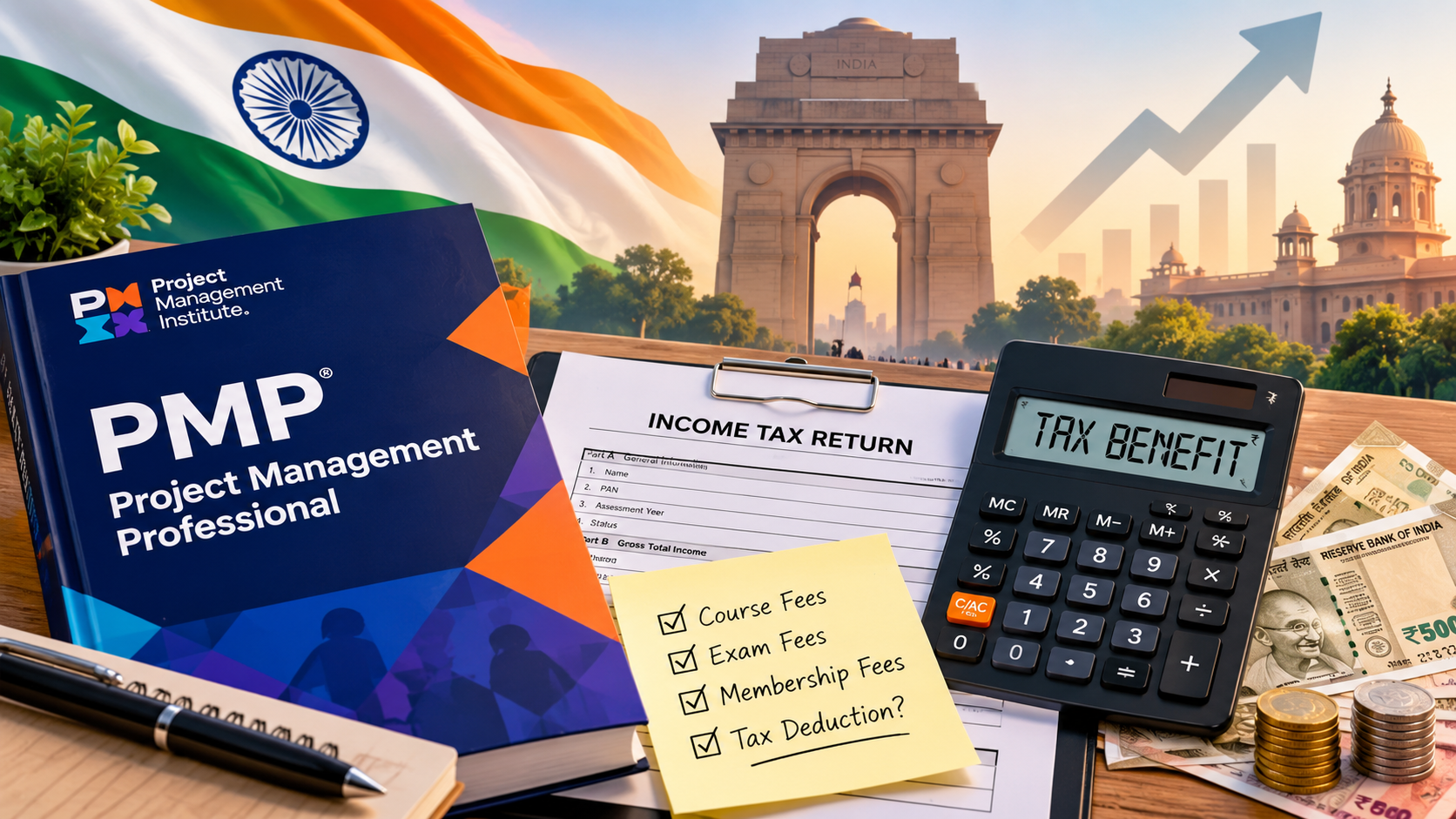 PMP certification tax deductible India