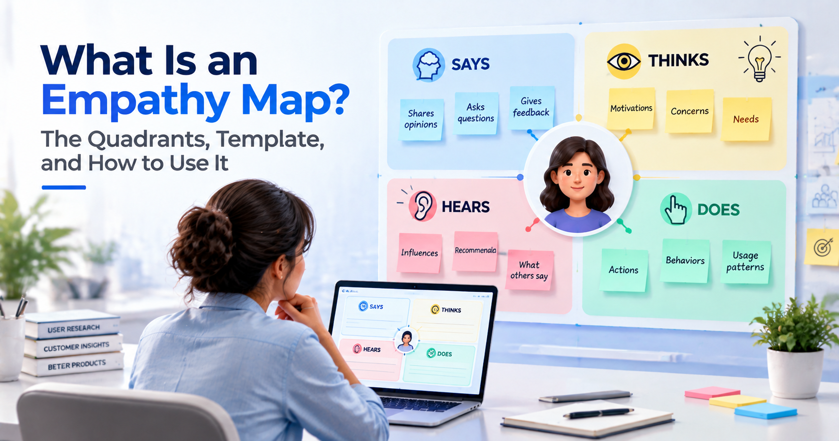 What Is an Empathy Map? The Quadrants, Template, and How to Use It
