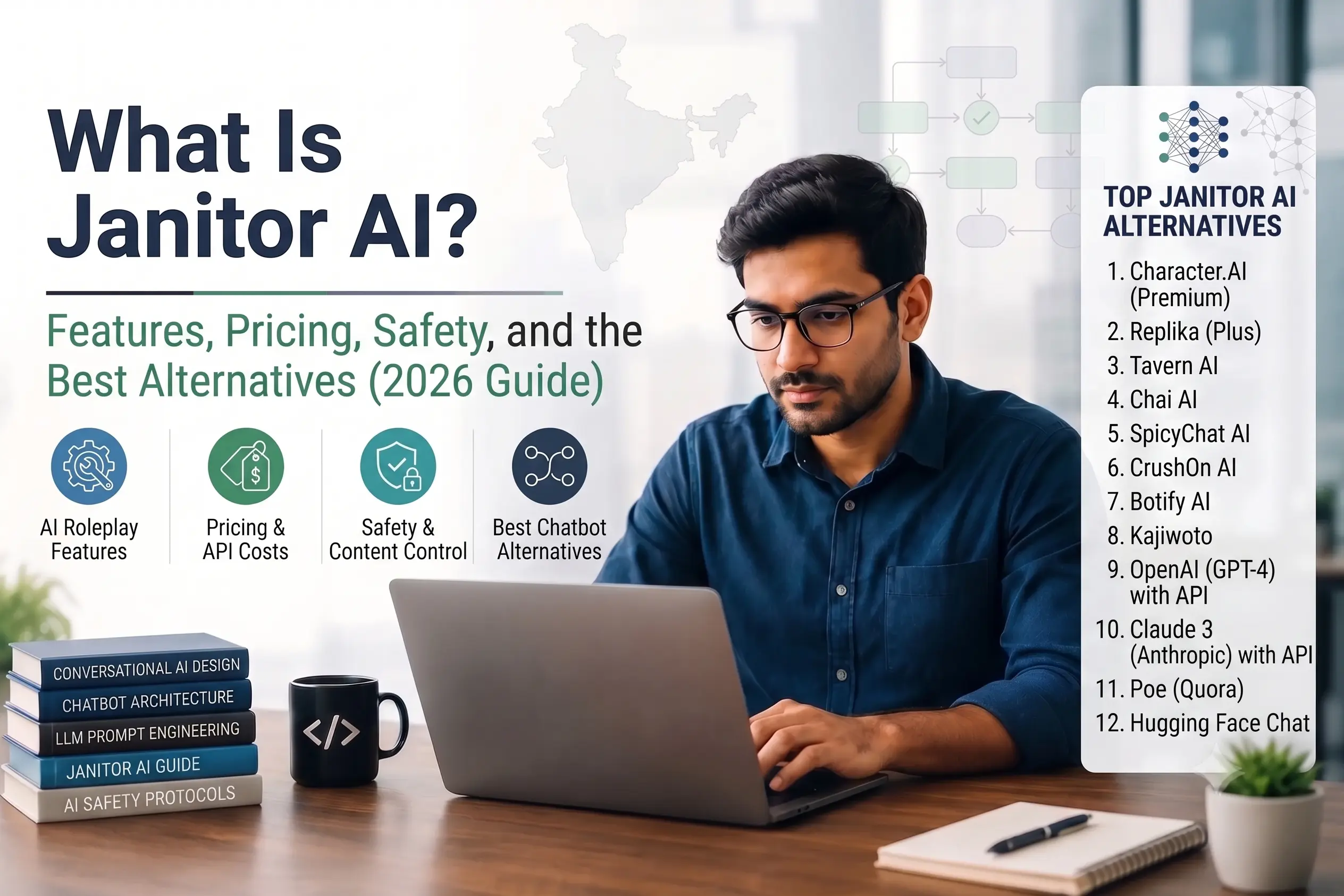 What Is Janitor AI? Features, Pricing, Safety, and the Best Alternatives