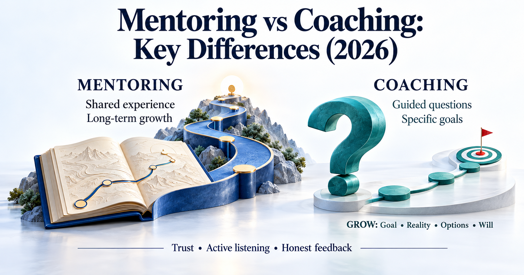 Mentoring vs Coaching: Key Differences (2026)
